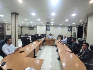 دیدار رفیعی رئیس اداره بهزیستی استهبان با اعضای شورای شهر در هفته مبارزه با مواد مخدر