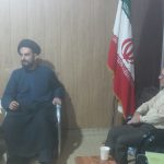 سپیدان | دیدار سرپرست و کارمندان بهزیستی با امام جمعه شهرستان سپیدان در اولین روز هفته بهزیستی