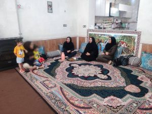 بازدید از منزل مددجویان تحت پوشش بهزیستی به مناسبت هفته ملی جمعیت