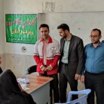 برگزاری اولین کاروان سلامت به مناسبت دهه کرامت در روستای هلال آباد شهرستان خرامه