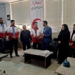 تجلیل از رئیس و کارکنان هلال احمر شهرستان خرامه و تبریک هفته هلال احمر توسط رئیس بهزیستی شهرستان خرامه