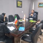 شیراز/ رایزنی مدیر بهزیستی شیراز و نماینده کانون فرهنگی ریحانه خلقت به منظور برگزاری نمایشگاه در دهه کرامت